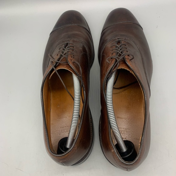 Allen Edmonds "PARK AVENUE" Cap-Toe Oxfords 10.5 D Mahogany Made in USA - Picture 5 of 8